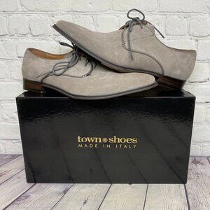 Town Shoes Men Dress Shoes Size 8 Bunting JP6561 Chime Gray